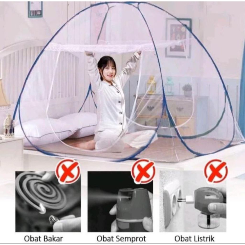 kelambu tenda  Klambu anti nyamuk