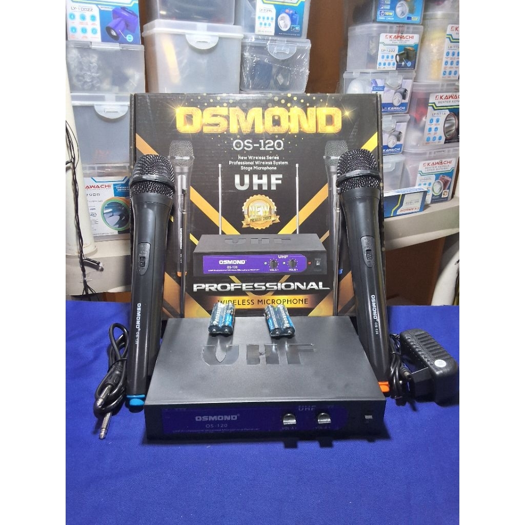 Mic Wireless OS 120 Osmond mic wireless tanpa kabel mikrofon wireless tanpa kabel portable universal