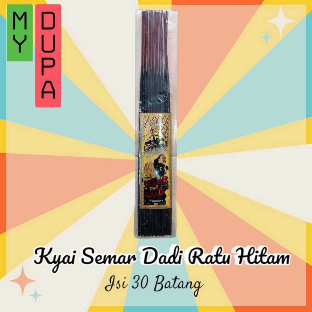 Dupa Hio Kyai Semar Dadi Ratu Warna Hitam Isi 30 Batang
