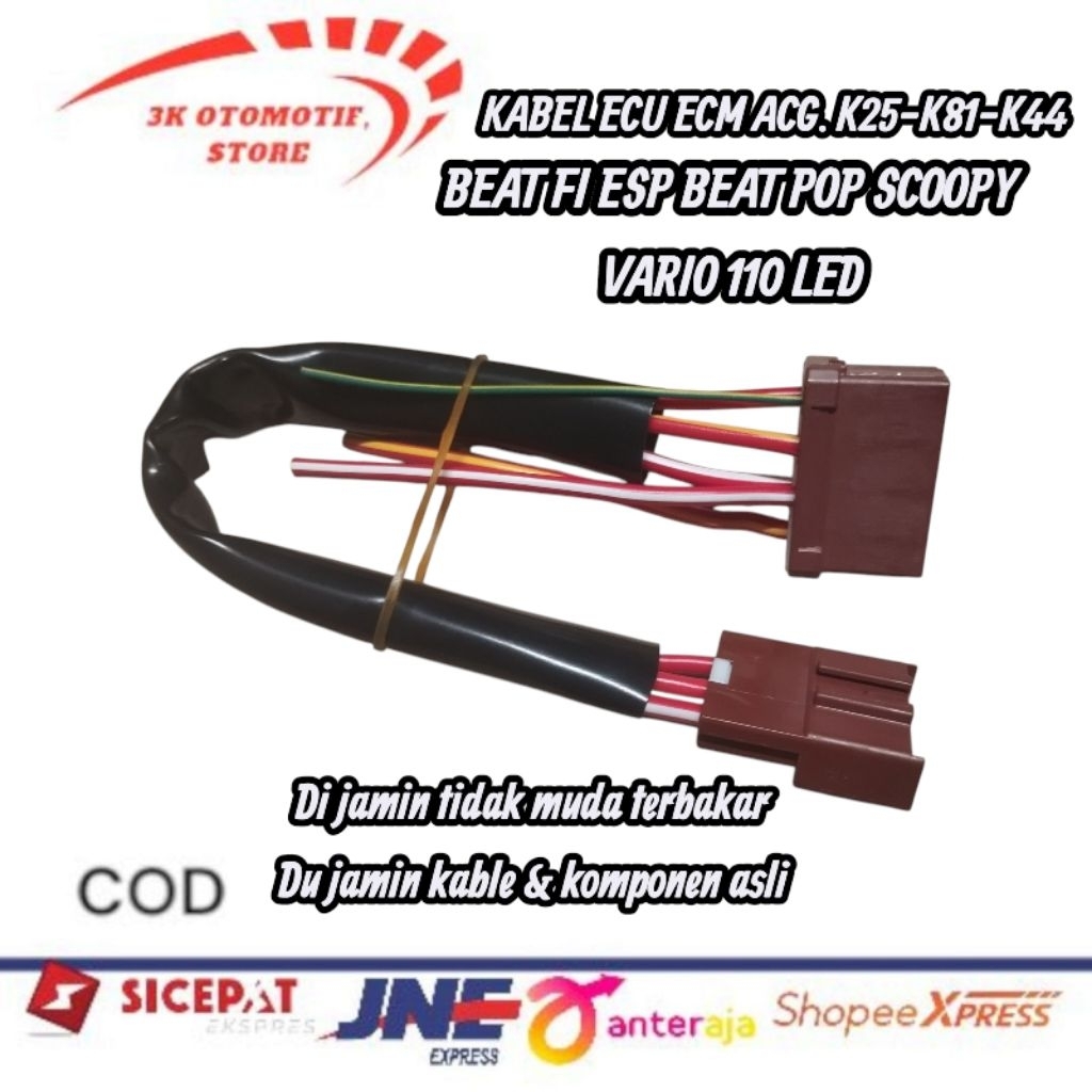 soket Ecu ecm socket acg Ecu Beat FI beat pop Scoopy Vario 110 FI .k44 ,k81- k46