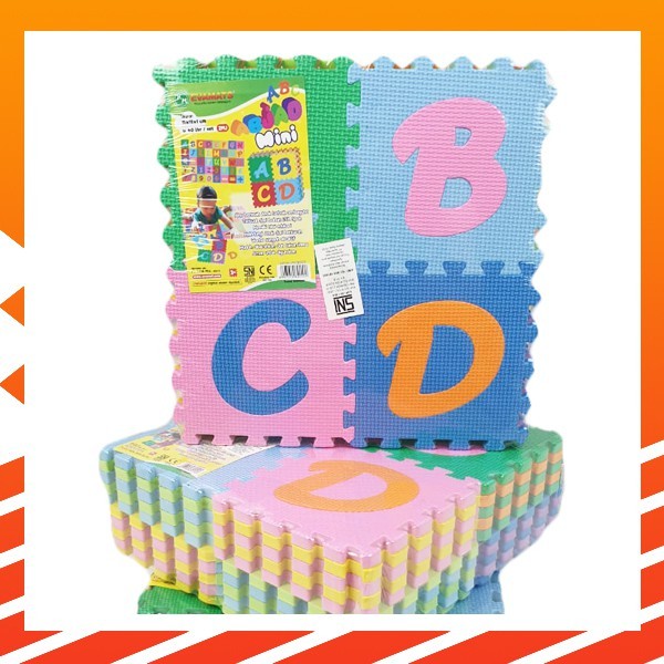 Planet Toyz - Mainan Evamats Matras Abjad Angka