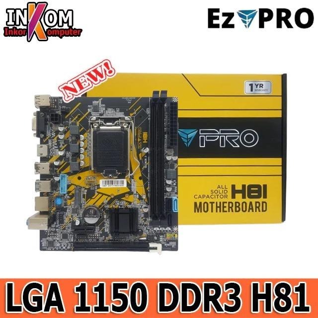 Mobo Mainboard H81 LGA 1150 DDR3 NEW M..2 SATA NVME