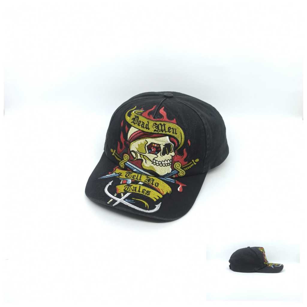 Topi Disney World Cap Skull Art Second Preloved Original 920