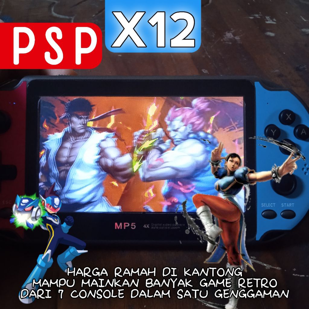 PSP X12 RETRO HANHELD | console genggam retro 7 console dalam satu genggaman