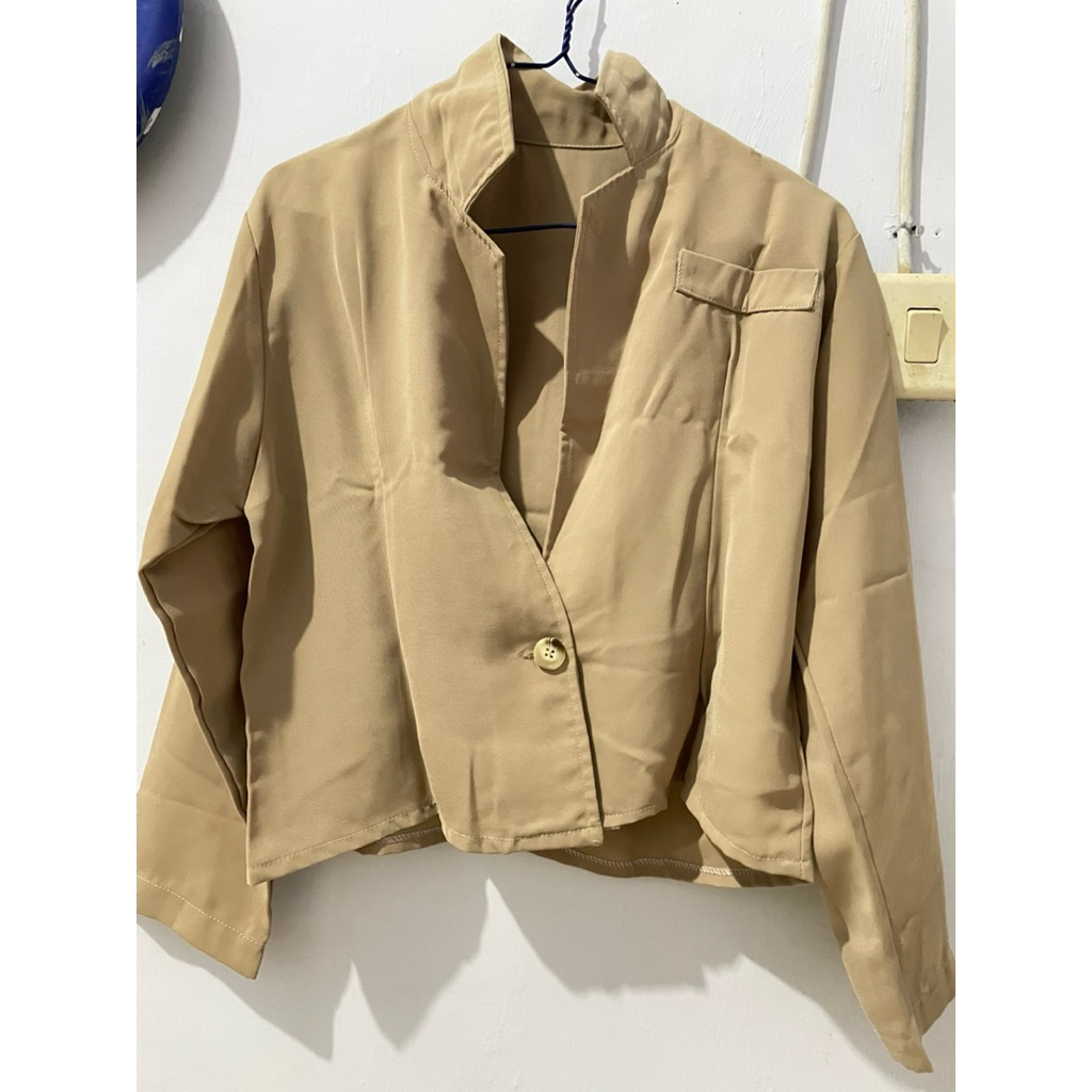 PL/BLAZER WANITA IMPORT CROP//