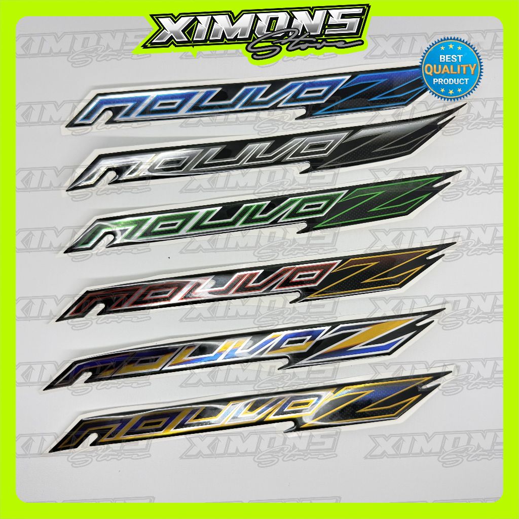emblem timbul Nouvo Z yamaha / emblem yamaha nouvo z / emblem nouvo z titanium