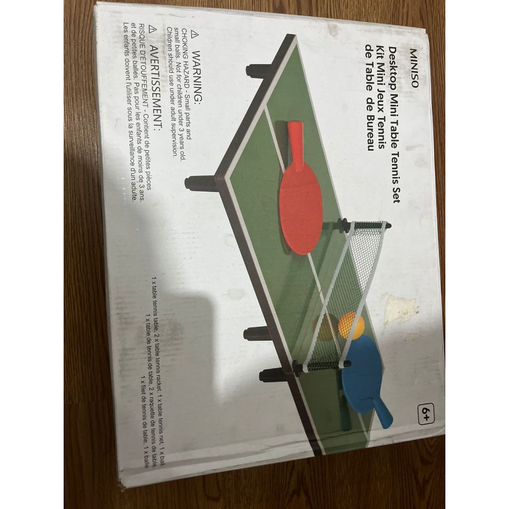 Mainan Tenis Meja Mini / Tenis Meja Portable / Mini Table Tenis Set Lengkap