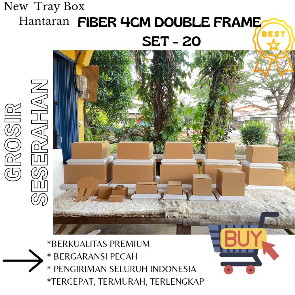 BOX HANTARAN DOUBLE FRAME 4CM
