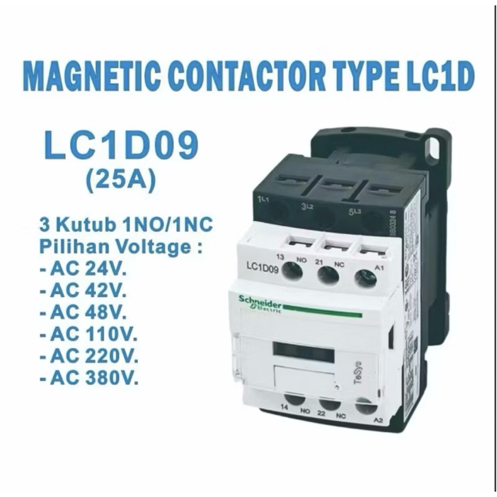 Kontaktor LC1D09 Contaktor lc1d09