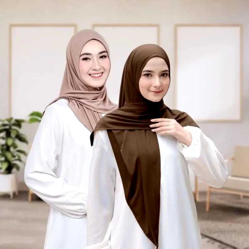 Segi empat Oval Hijab Instan Jersey Rayon All size HIJAB SEGITIGA INSTAN JERSEY|| SEGITIGA INSTAN JE