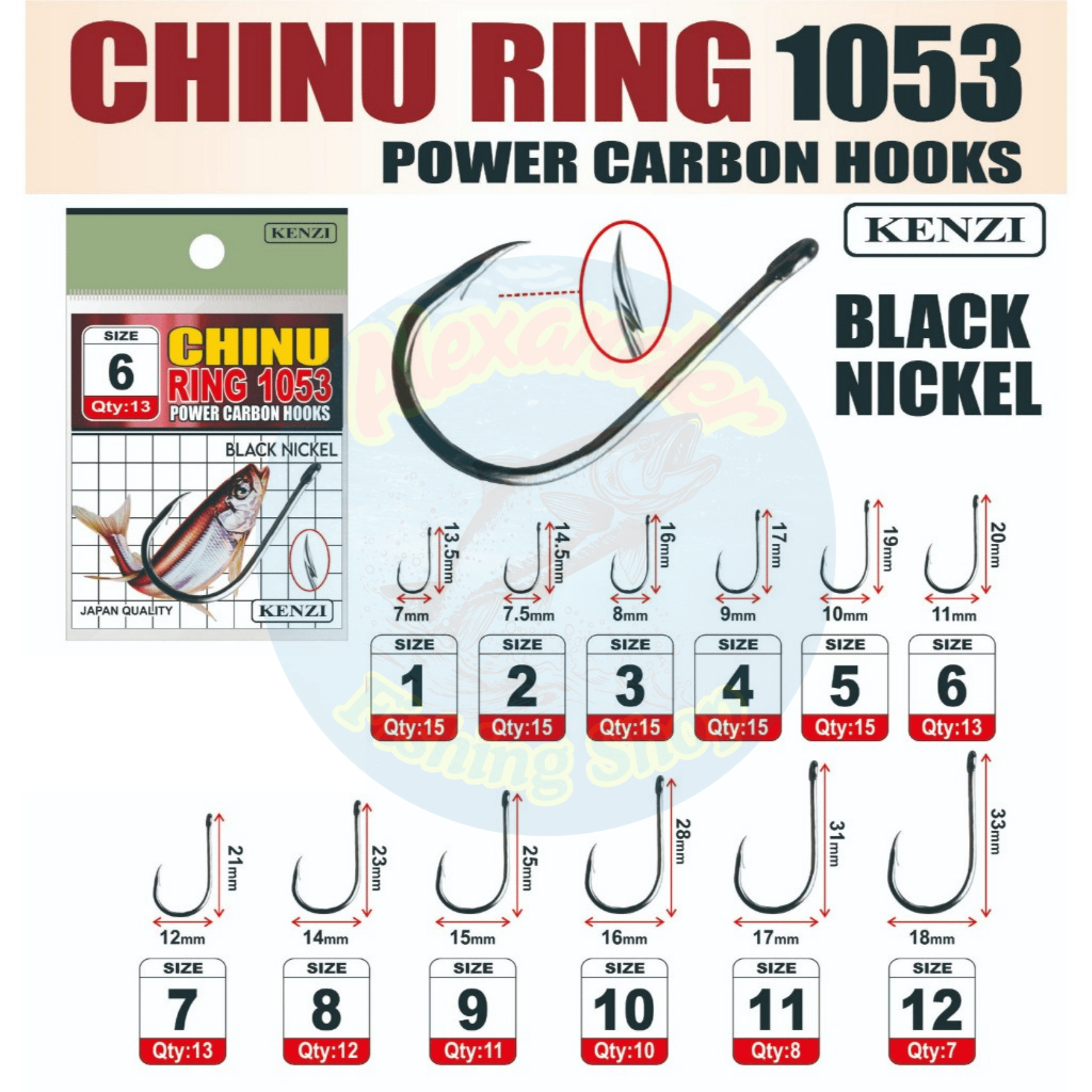 Kenzi Chinu Ring 1053 Sachet | Kenzi Chinu Ring Power Carbon Hook