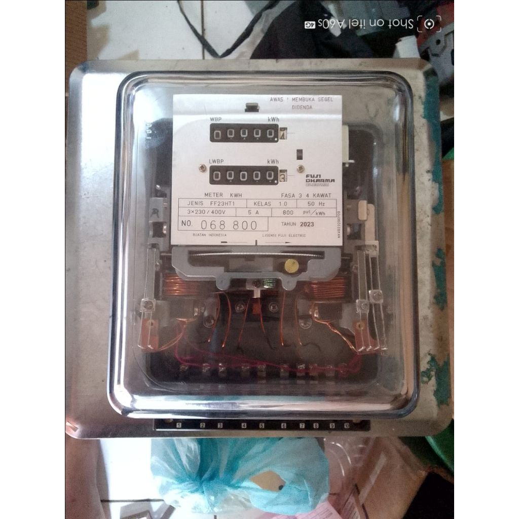 kwh meter fuji dharma -5A double 3phase