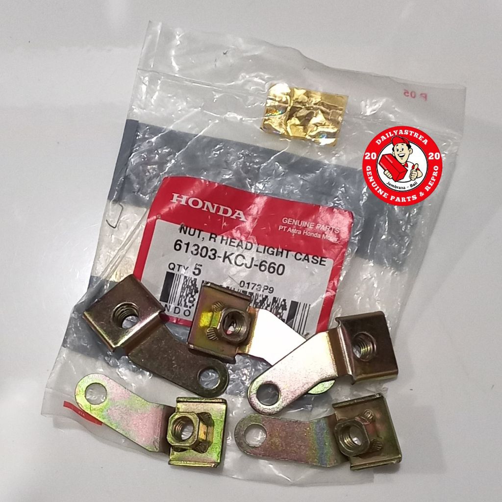 NUT R HEADLIGHT CASE DUDUKAN BAUT BATOK LAMPU KANAN HONDA TIGER REVO ORIGINAL ORI 61303-KCJ-660