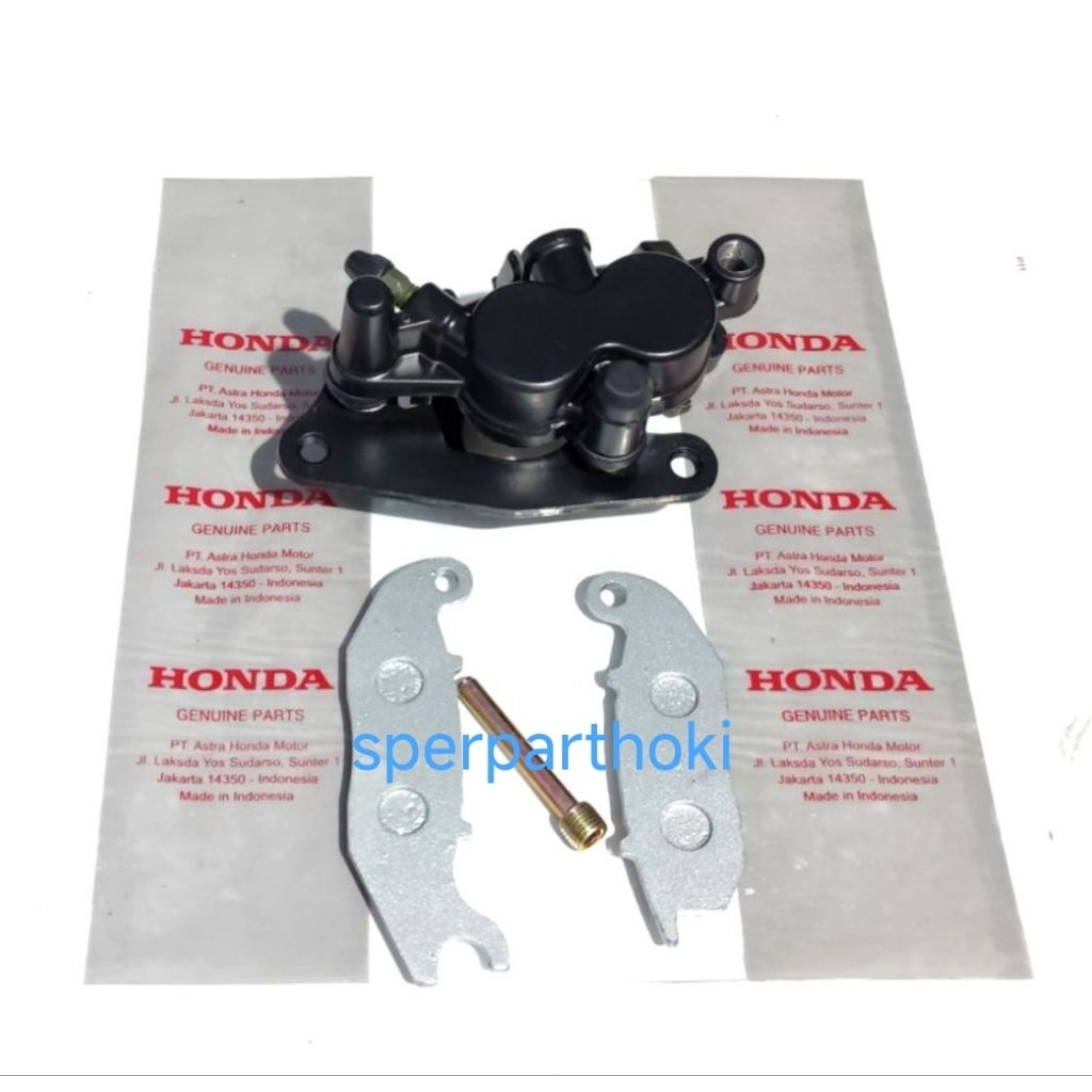 kaliper depan honda vario 110 karbu,vario 110 lama +kampas rem