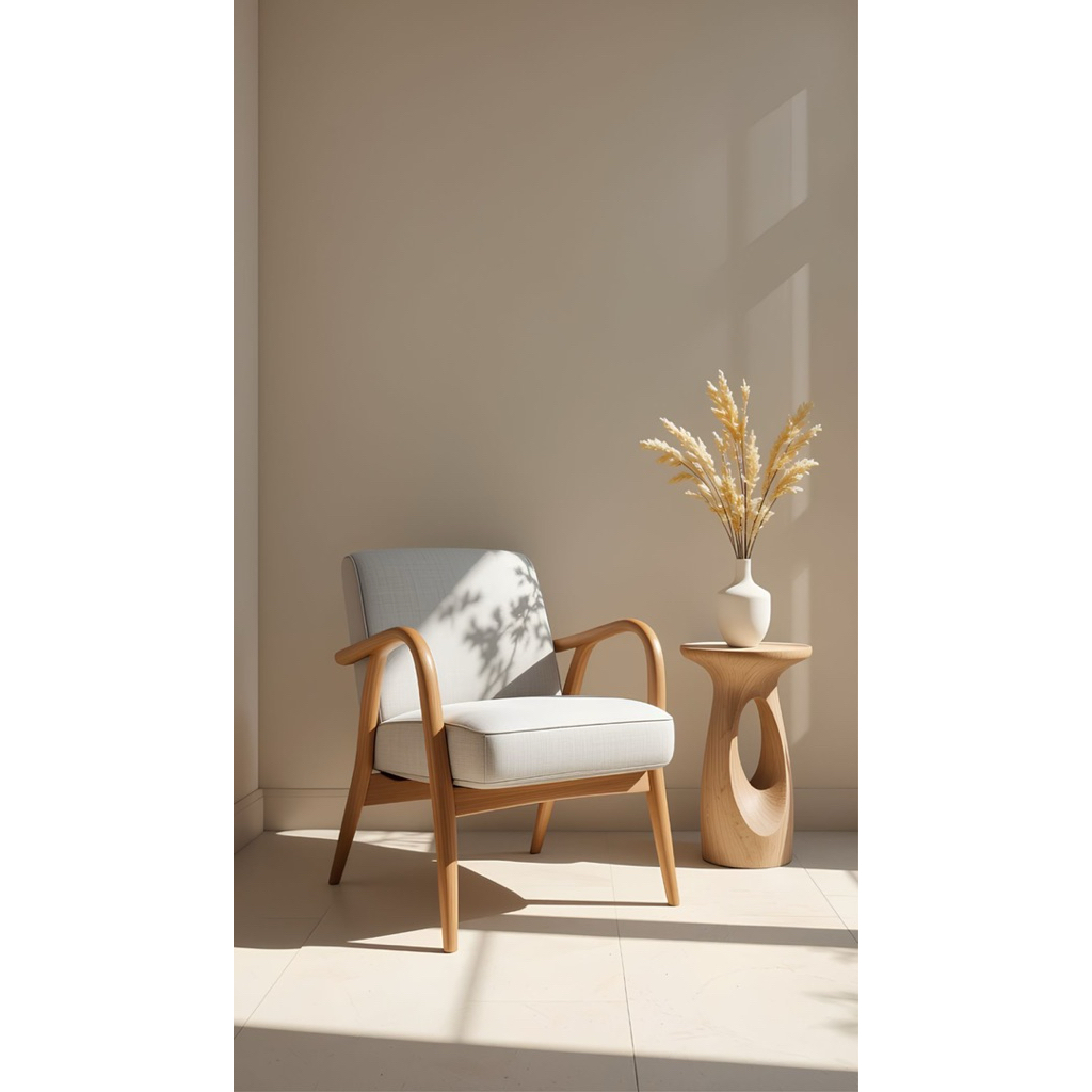lounge chair minimalis kursi sofa empuk sofa single jati scandinavian