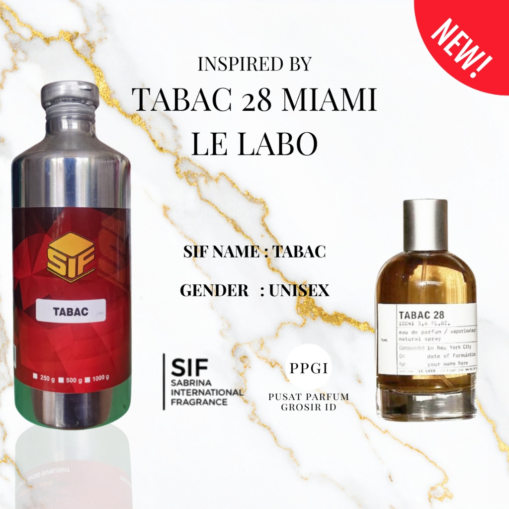 BIBIT PARFUM TABAC - 500ML SEGEL BY SIF