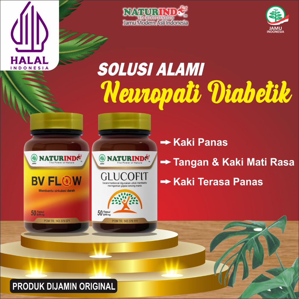 Obat Neuropati Diabetik Glucofit Naturindo