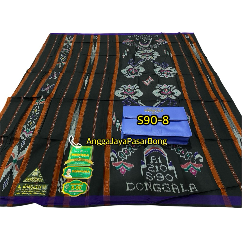 Sarung Tenun Dewasa Donggala Sutra S90 Motif Songket