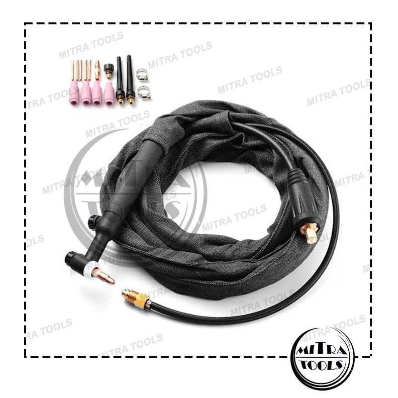 Tang Las Tig Torch Manual WP17 KDK 4 Meter Stang Las Argon Manual Putar WP 17 Travo Las Listrik