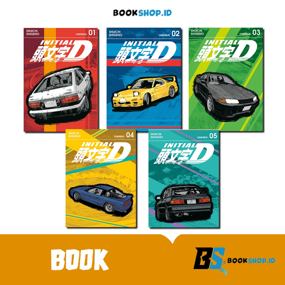 Komik Manga Initial D ( Omnibus Edition ) | English