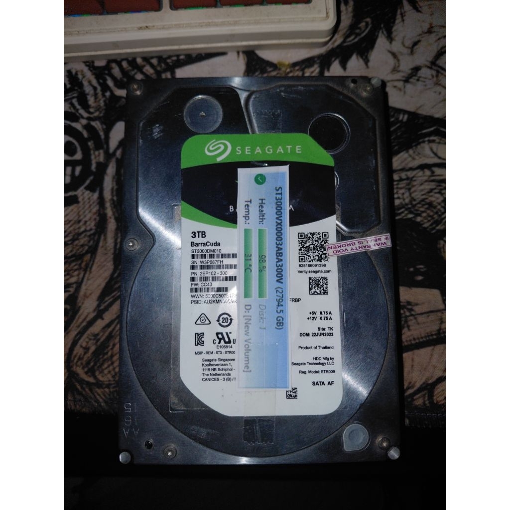 Seagate Hardisk Internal 3TB