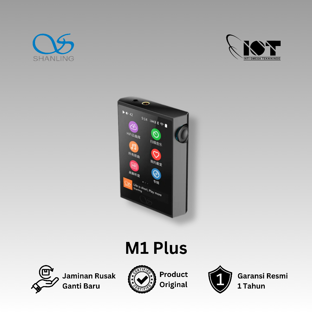 Shanling M1 Plus ESS ES9069Q Bluetooth Portable Digital Audio Music Player - Shanling Official