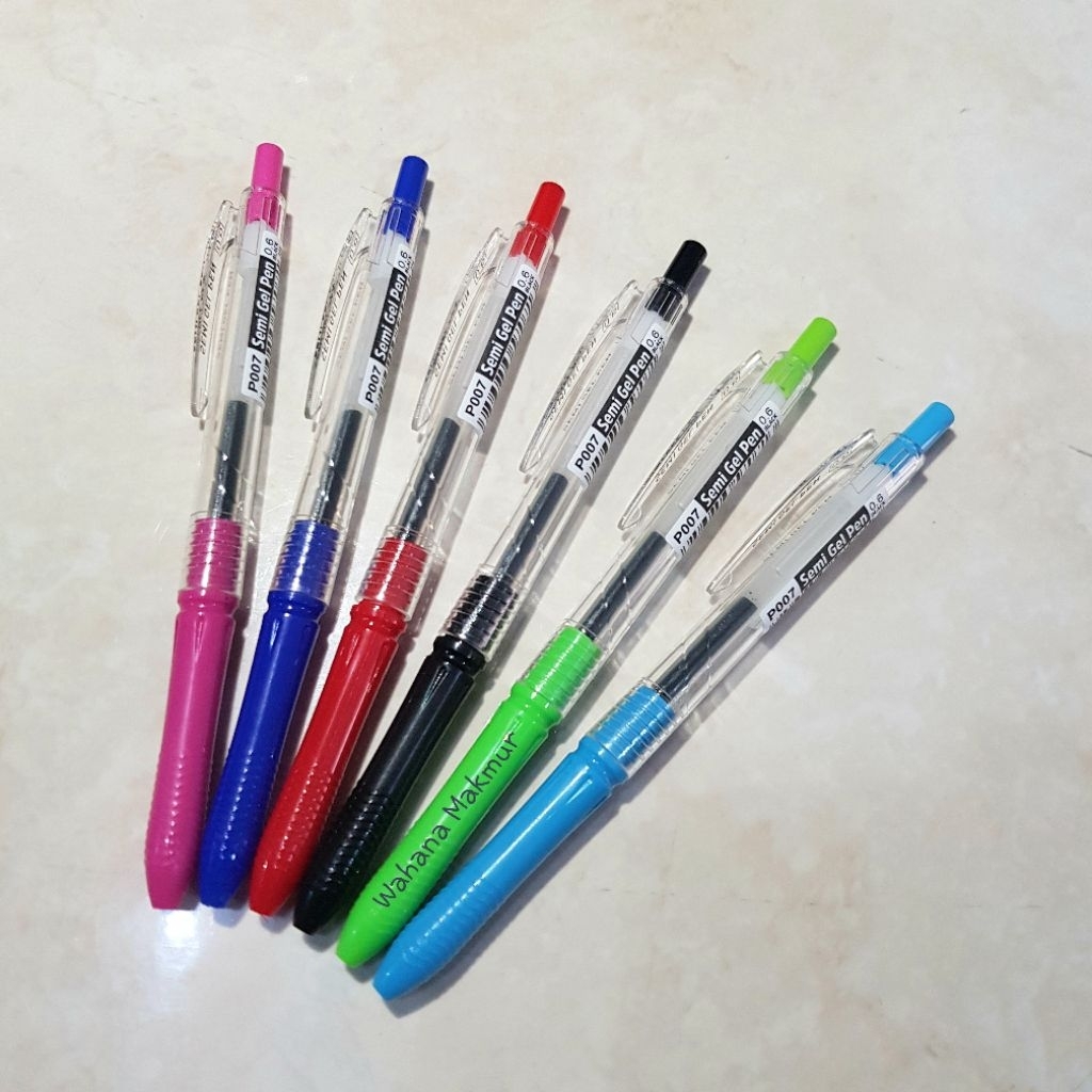 [PCS] Pena Cetek Semi Gel Nikiko 0.6 Hitam