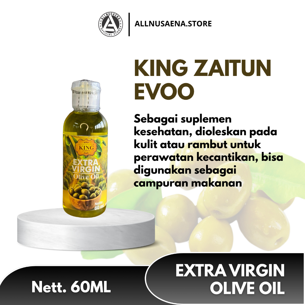 KING ZAITUN EXTRA VIRGIN OLIVE OIL 60 ML / EXTRA VIRGIN OLIVE OIL