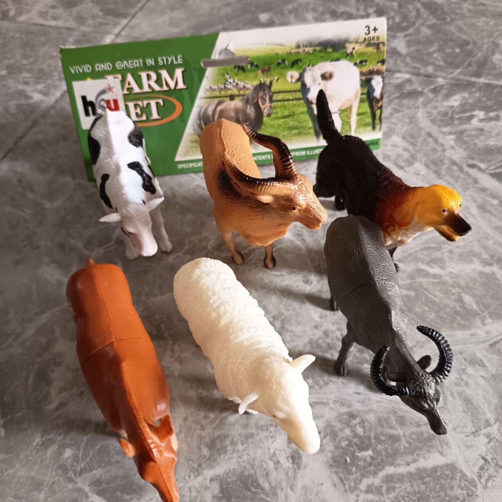 Farm animal set mainan hewan ternak