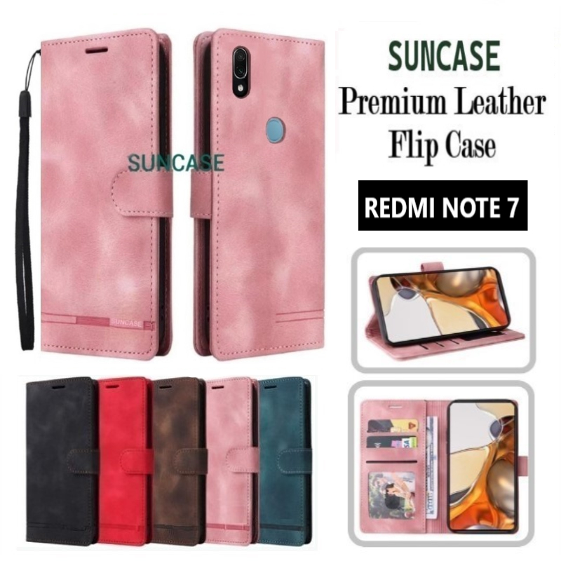 Xiaomi Redmi Note 7 flip case wallet leather flip cover
