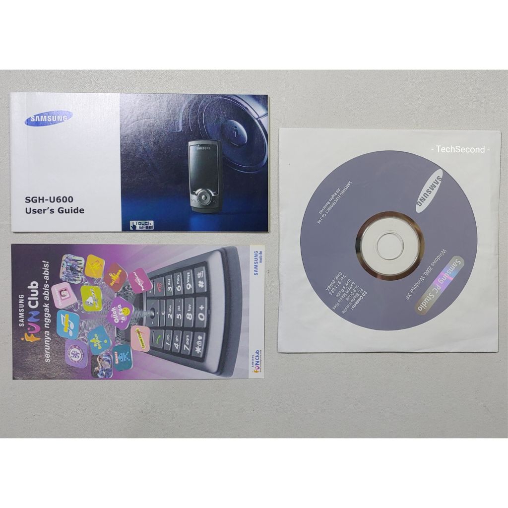 Buku Manual Samsung SGH-U600