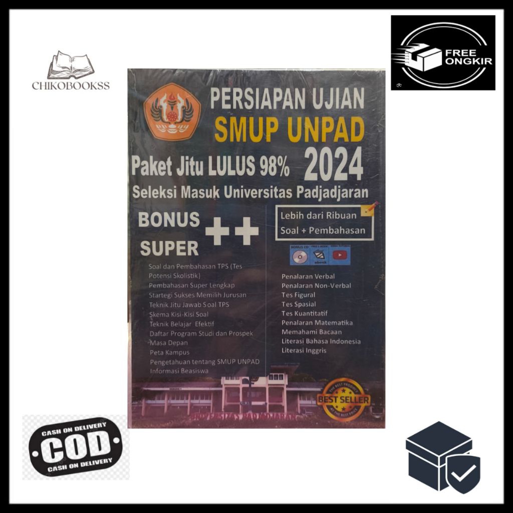 BUKU PERSIAPAN UJIAN SMUP UNPAD 2024 SELEKSI MASUK UNIVERSITAS UNPAD