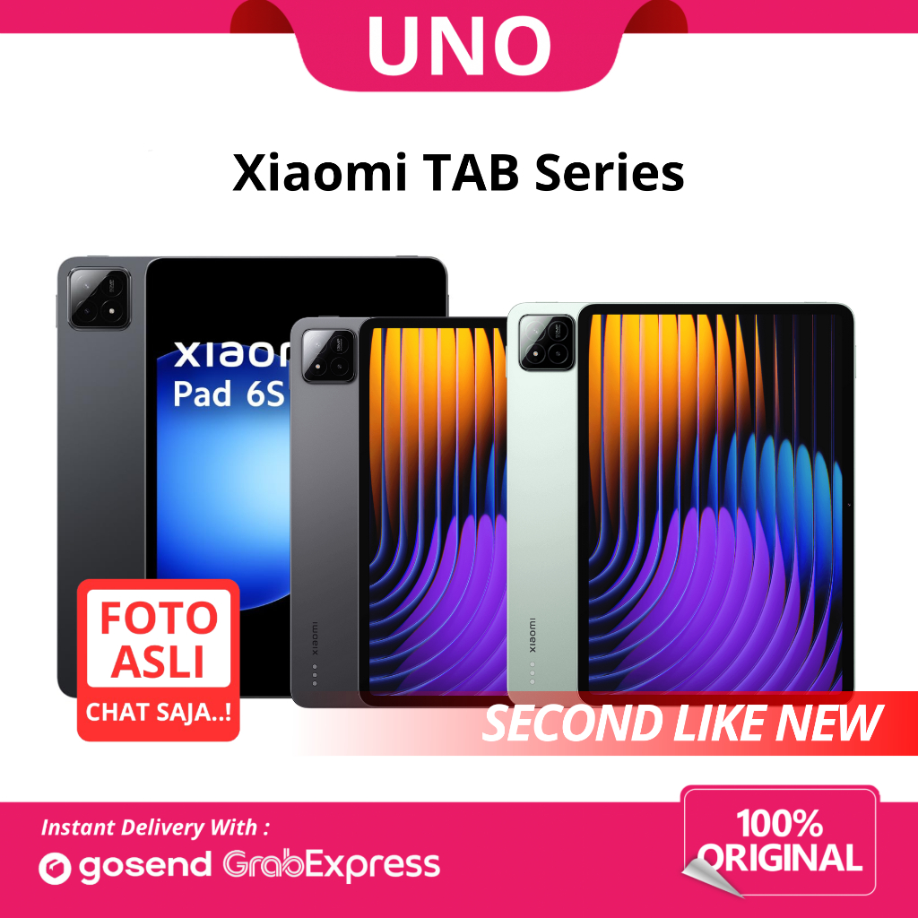 SECOND Xiaomi Pad 6s Pro / Pad 7 / Pad 7 Pro Tablet Bekas Like New