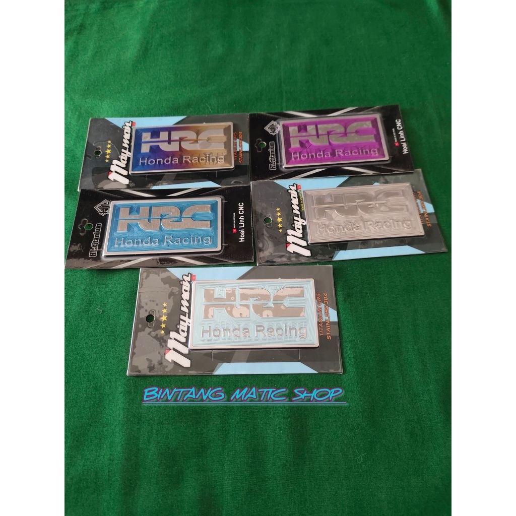 Emblem hungger HRC titanium