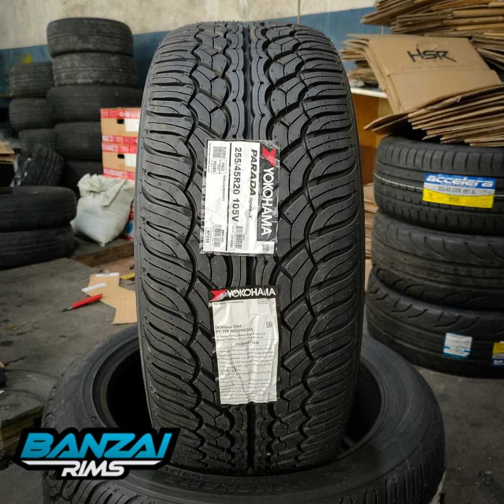Ban mobil yokohama parada spec 255/45 R20 Ban Impor Berkualitas