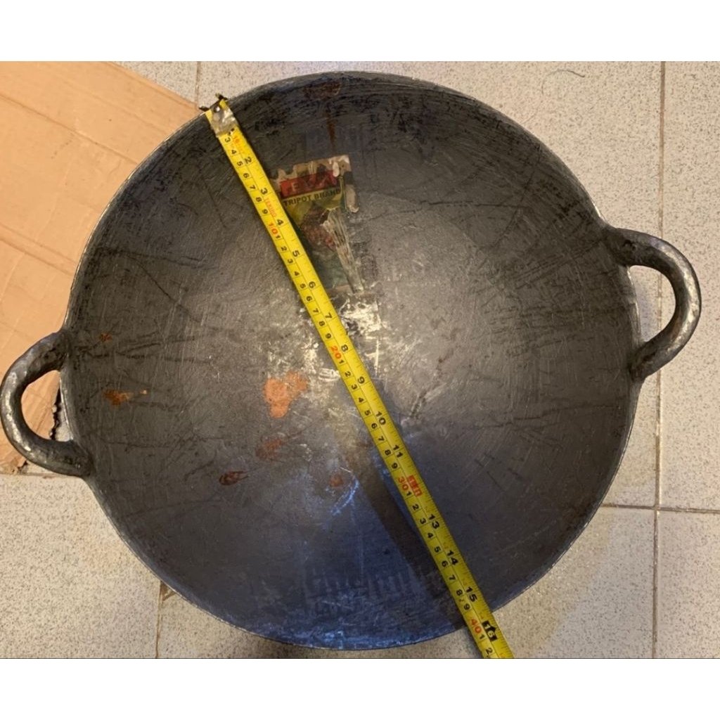 kuali besi cor kuali cor kuali besi kuali rendang EKP 14inch 16inch 20inch 23inch 25inch