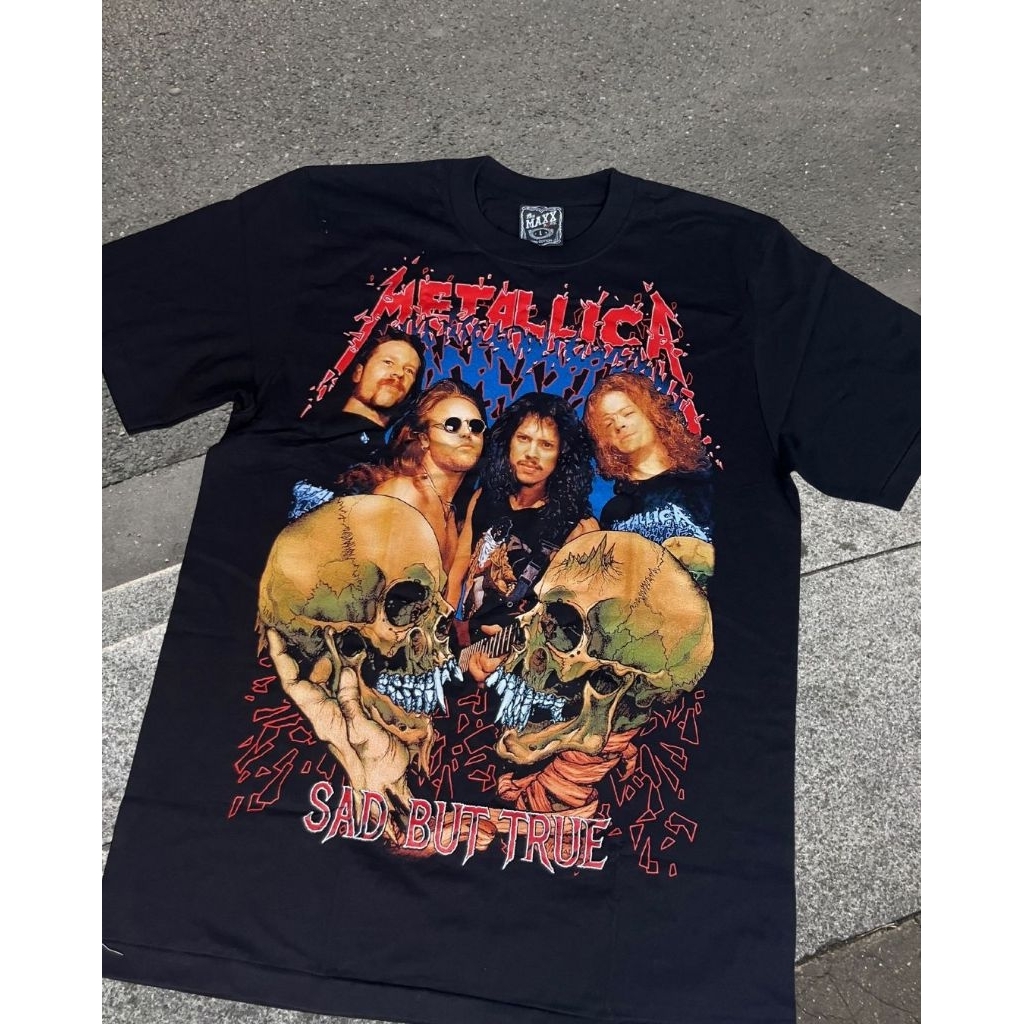 KAOS BAND BOOTLEG FANMADE BARU THE ROXX THE MAXX DISCHARGE ALL OVER PRINT AOP METALLICA