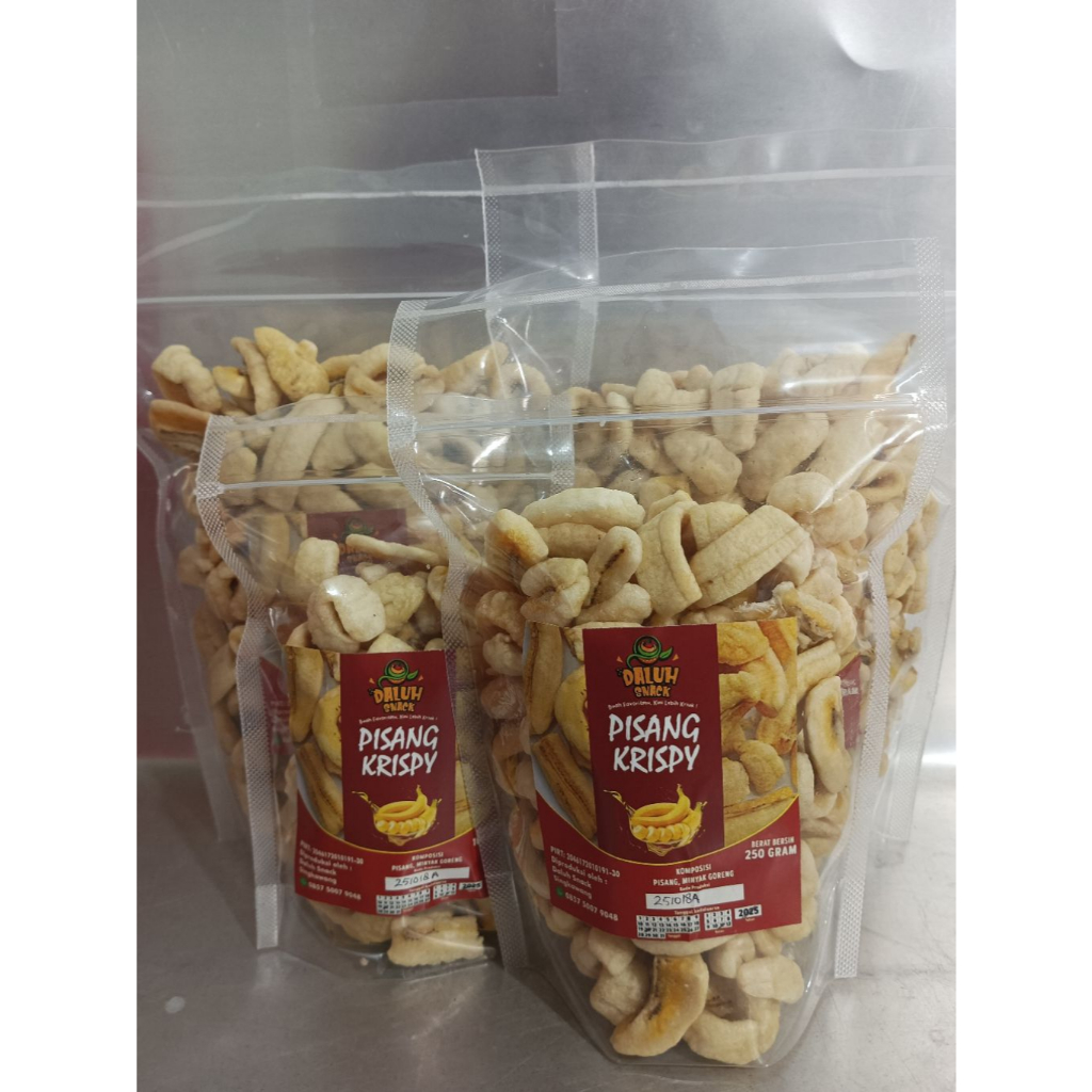 Pisang Oven 500 gr / Rambak Pisang / Keripik Pisang / Cemilan Sehat