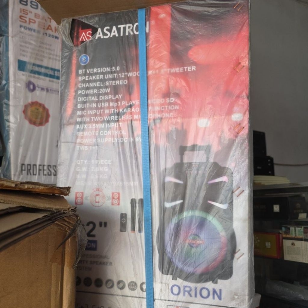 SPEAKER PORTABEL PORTABLE ASATRON 12in ORION
