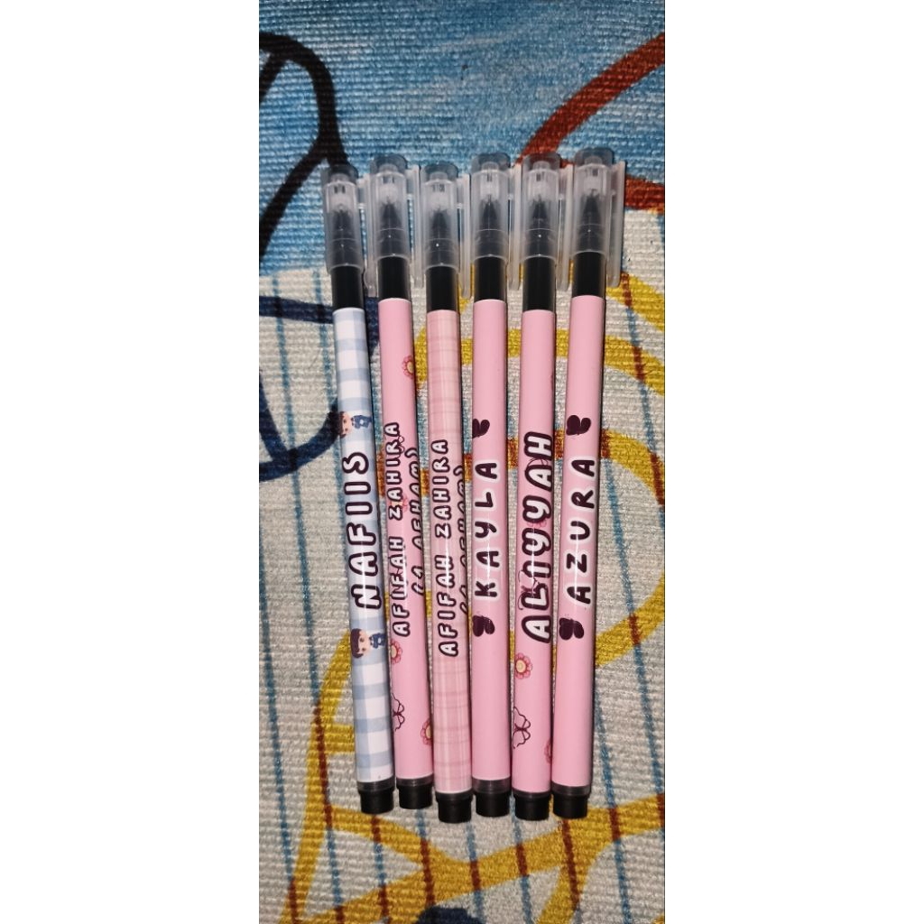 Pena Tinta Custom nama