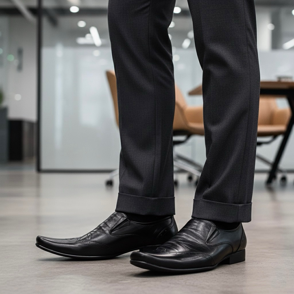 Marelli Sepatu Formal Pria - Black LV 078