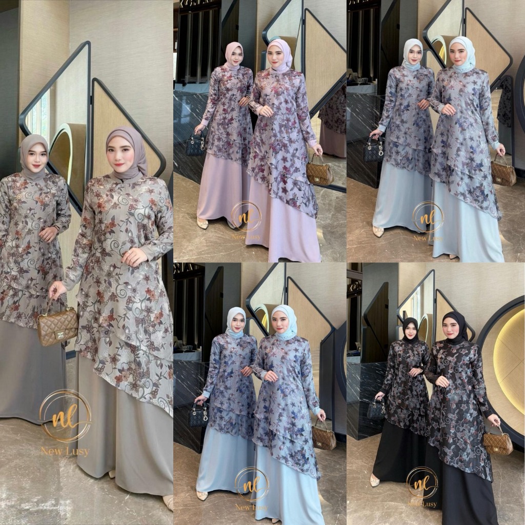 LuxuryFashion READY GAMIS DRESS WANITA VAMELA BY NEW LUSY BEST SELLER