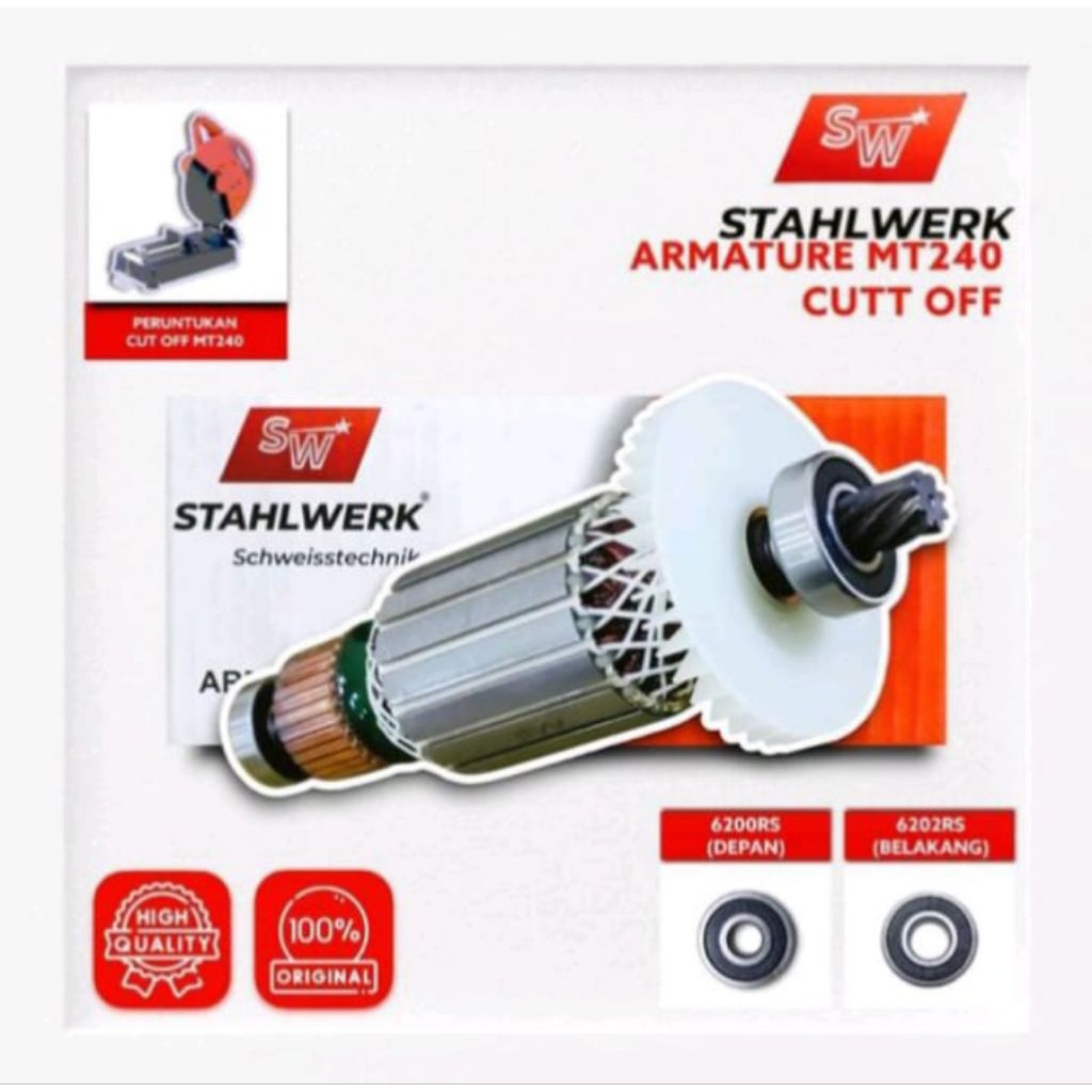 ARMATURE MESIN CUT OFF MAKTEC MT240 /ANGKER MESIN POTONG BESI MAKTEC MT240