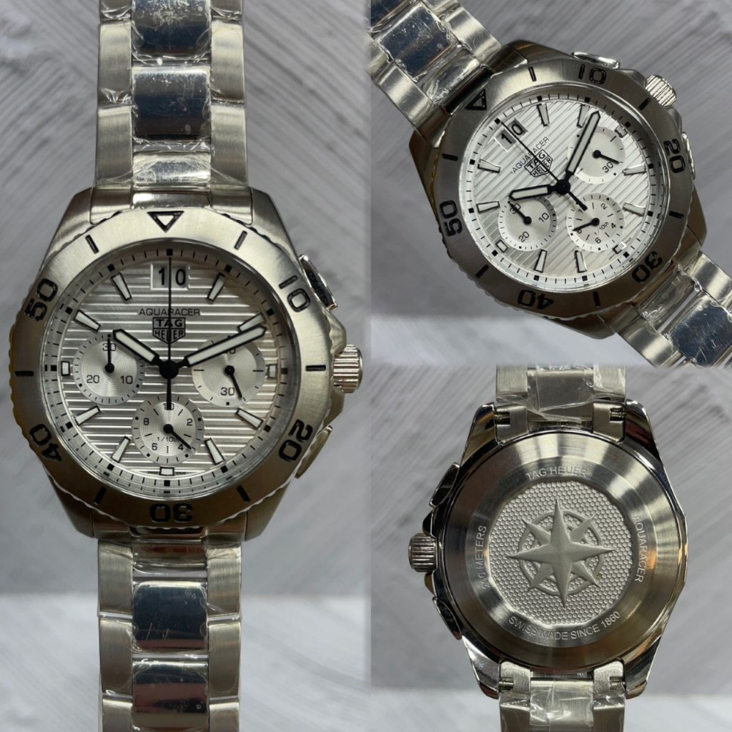 Jam Tangan Pria / Cowok Super Premium T4g Heuer Crono Aktif 42mm Fesyen Autentic Watch