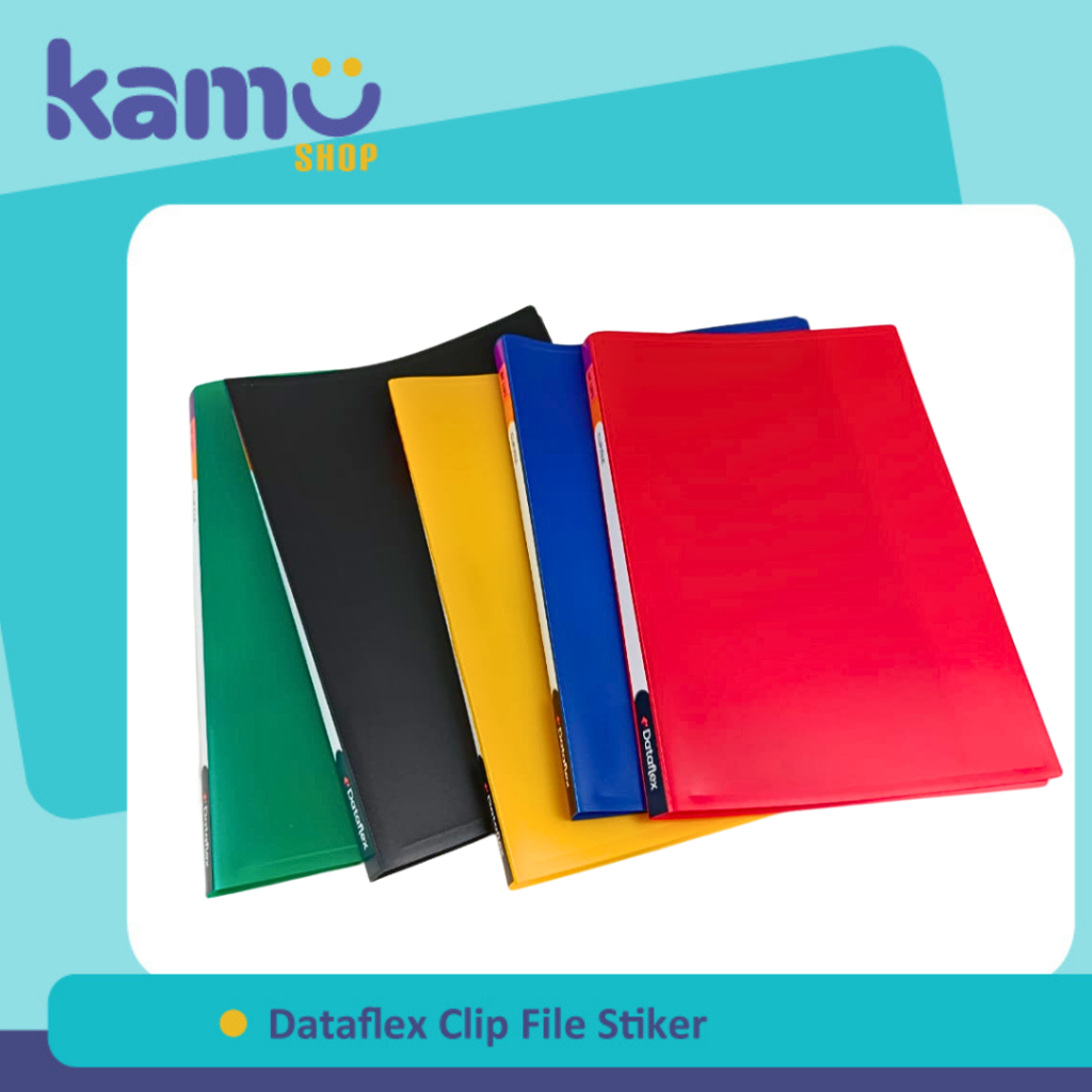 Dataflex Map Jepit Stiker / Clip File Stiker Folio