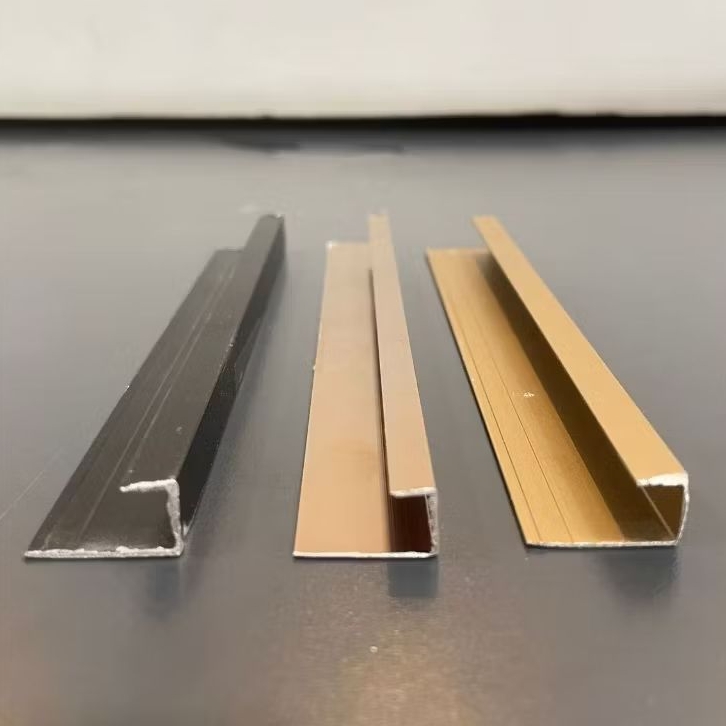 LIST U ALUMINIUM Panjang 3 meter - List Penutup Wallboard