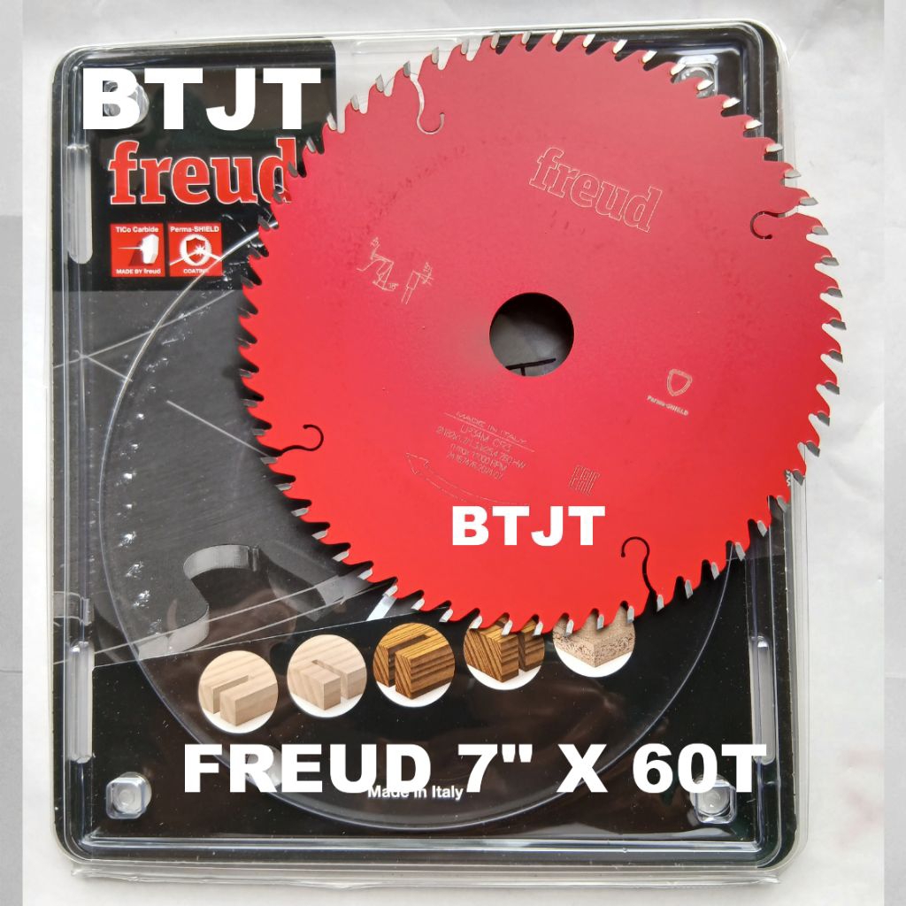 FREUD PISAU GERGAJI CIRCULAR SAW BLADE 7" X 60 T GIGI FREUD ITALYNEW DESIGN PACKING
ORIGINAL ITALY
