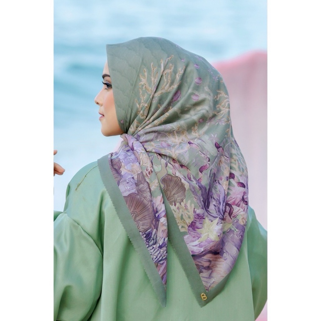 Buttonscarves PL Little Mermaid Seaweed “ WITH DEFECT “