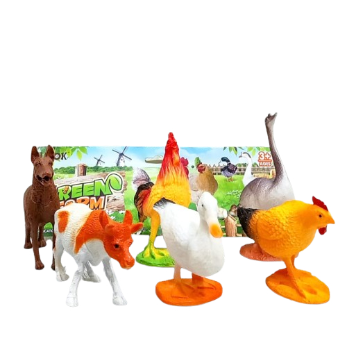 Mainan Anak Binatang Hewan Ternak | Mainan boneka miniatur binatang ternak - Mainan Edukatif Terapi 