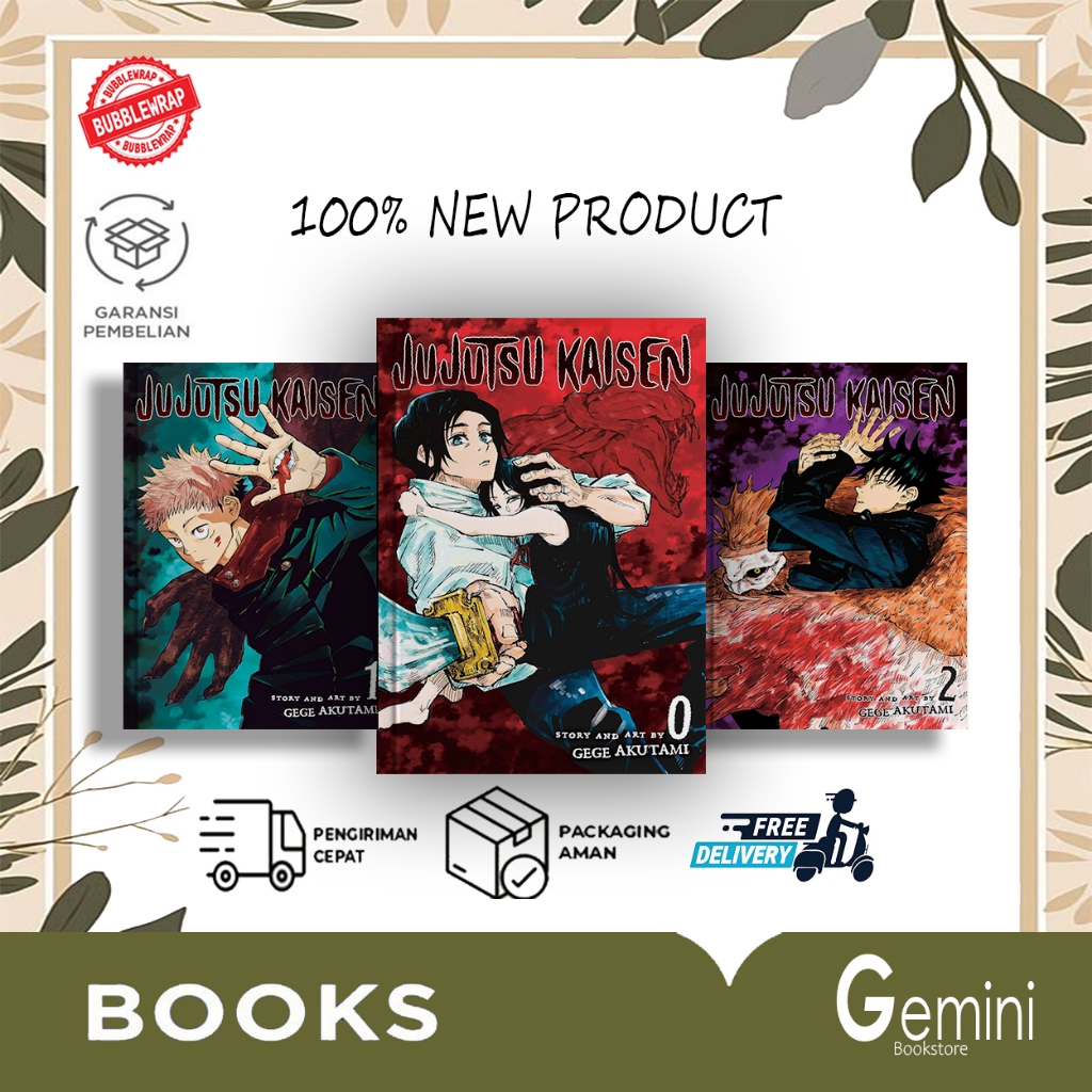 Komik Jujutsu Kaisen, Vol 0-30 (English & indonesia)